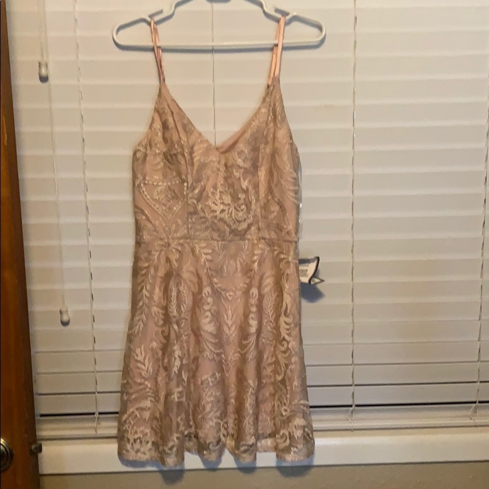 Brand New Speechless blush dress NWT